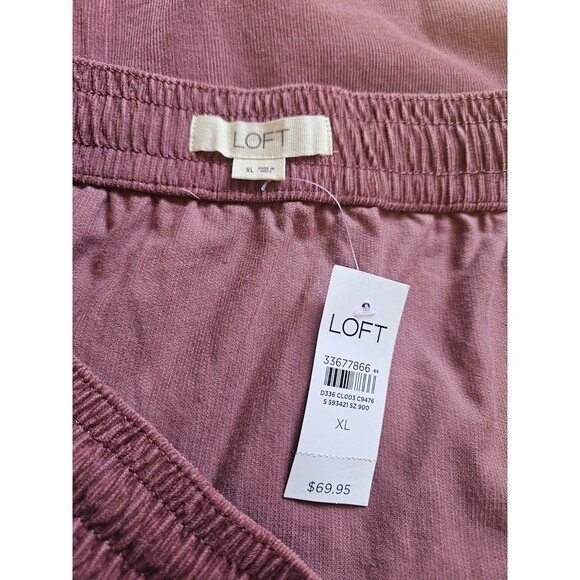 Loft‎ Corduroy Pink Skirt NWT Size XL - Picture 5 of 6